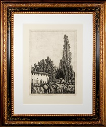 Immagine Paesaggio con il grande pioppo